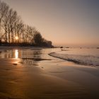 Goldenes Strandlicht am Bodden