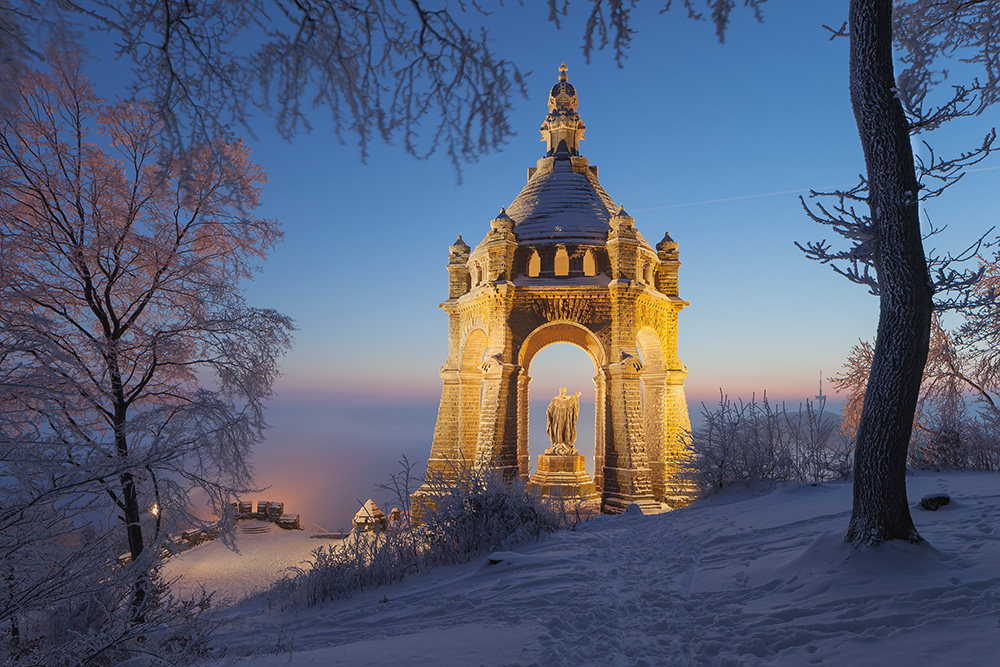 Goldenes Wintermärchen