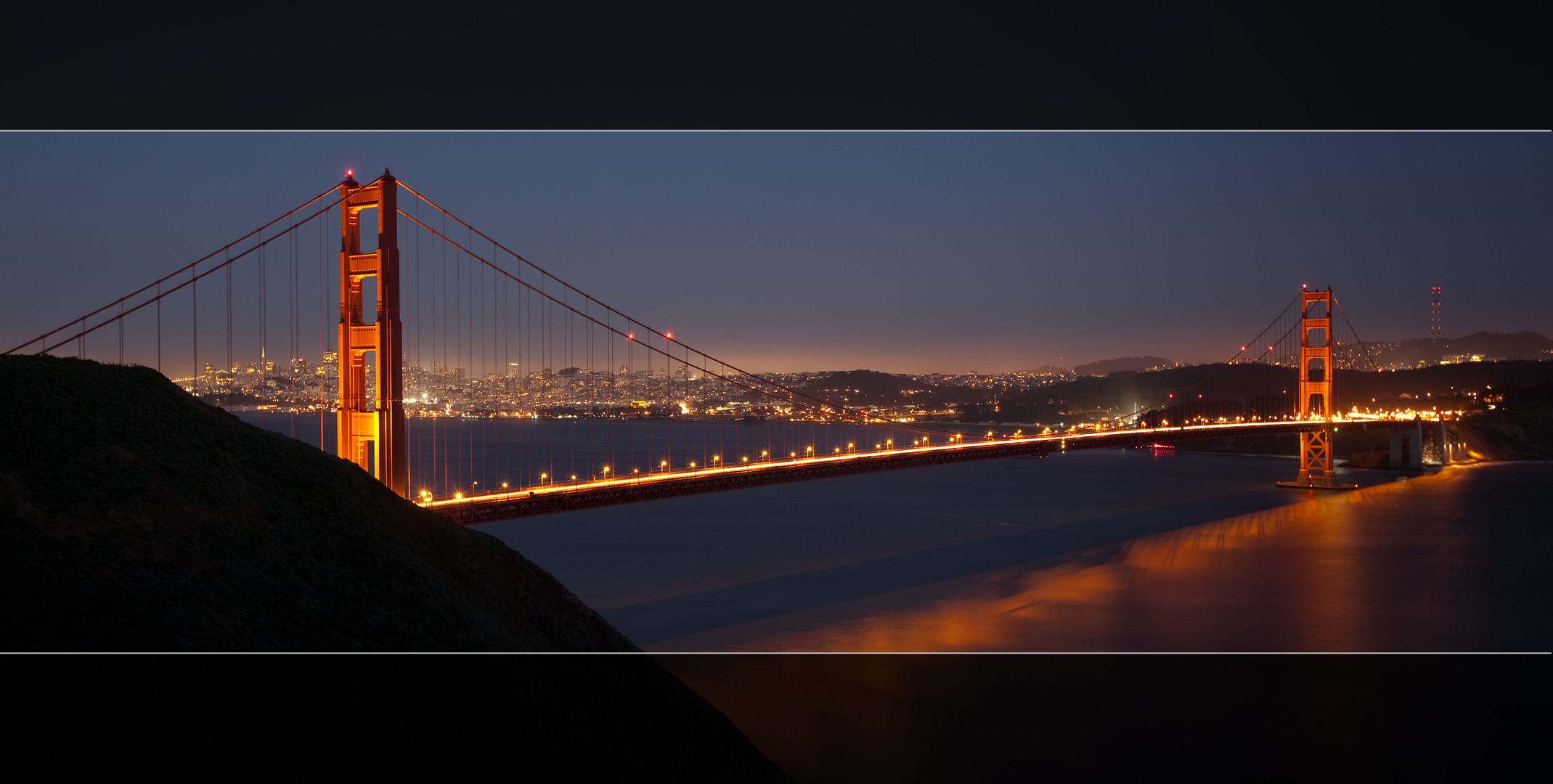 Goldengate Bridge bei nacht