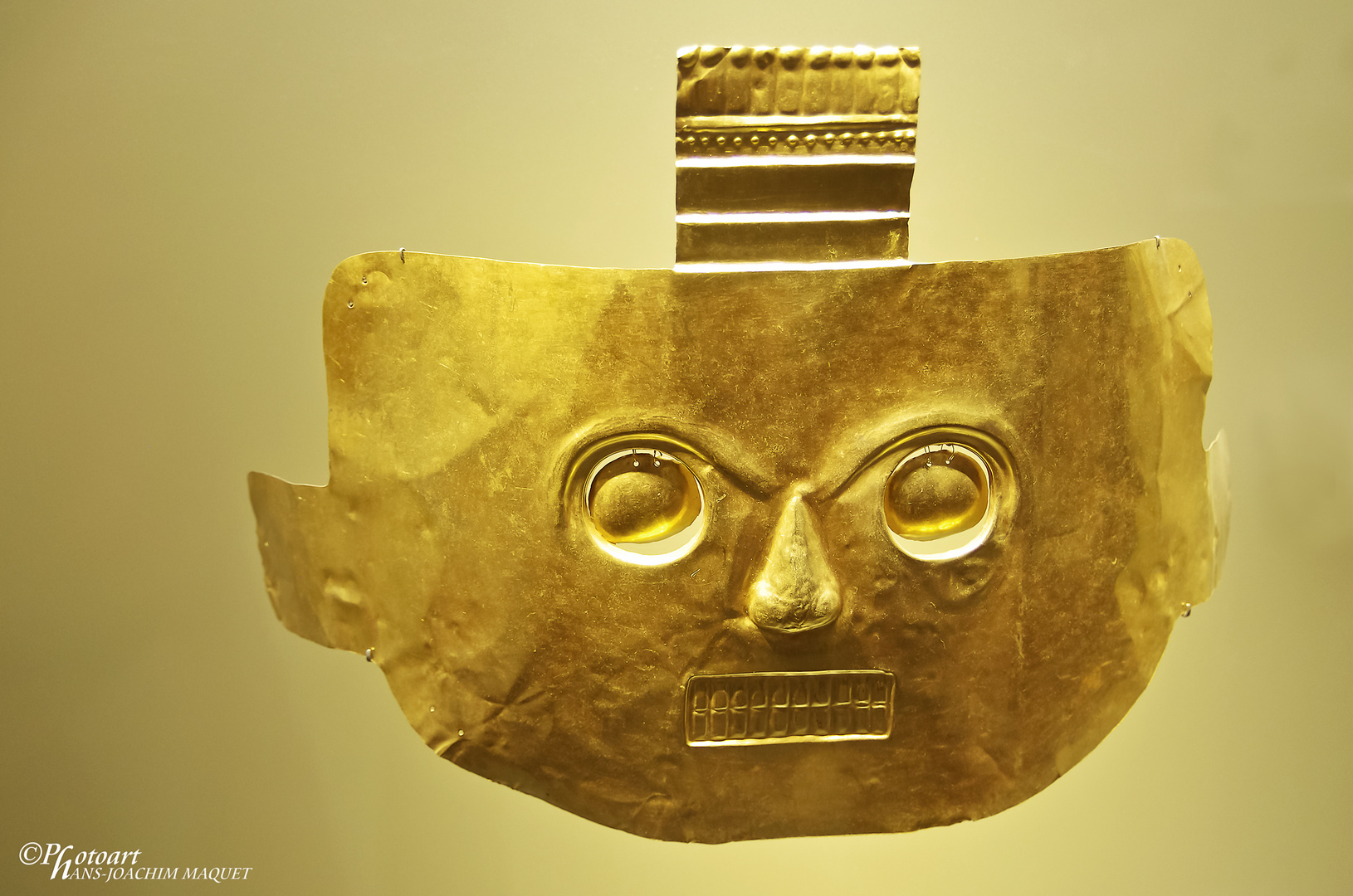 Goldmaske - Bogotás Goldmuseum 