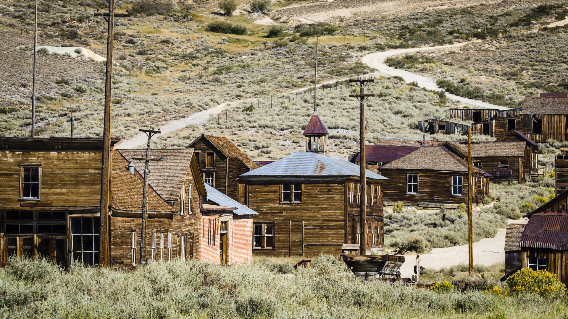 Goldrausch-Idylle __ Ghosttown-Bodie in Kalifornien