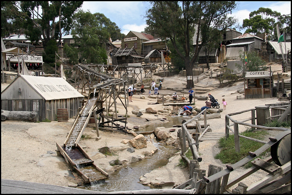 Goldrush at Sovereign Hill...