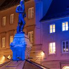 Goldschmiedebrunnen in Blau