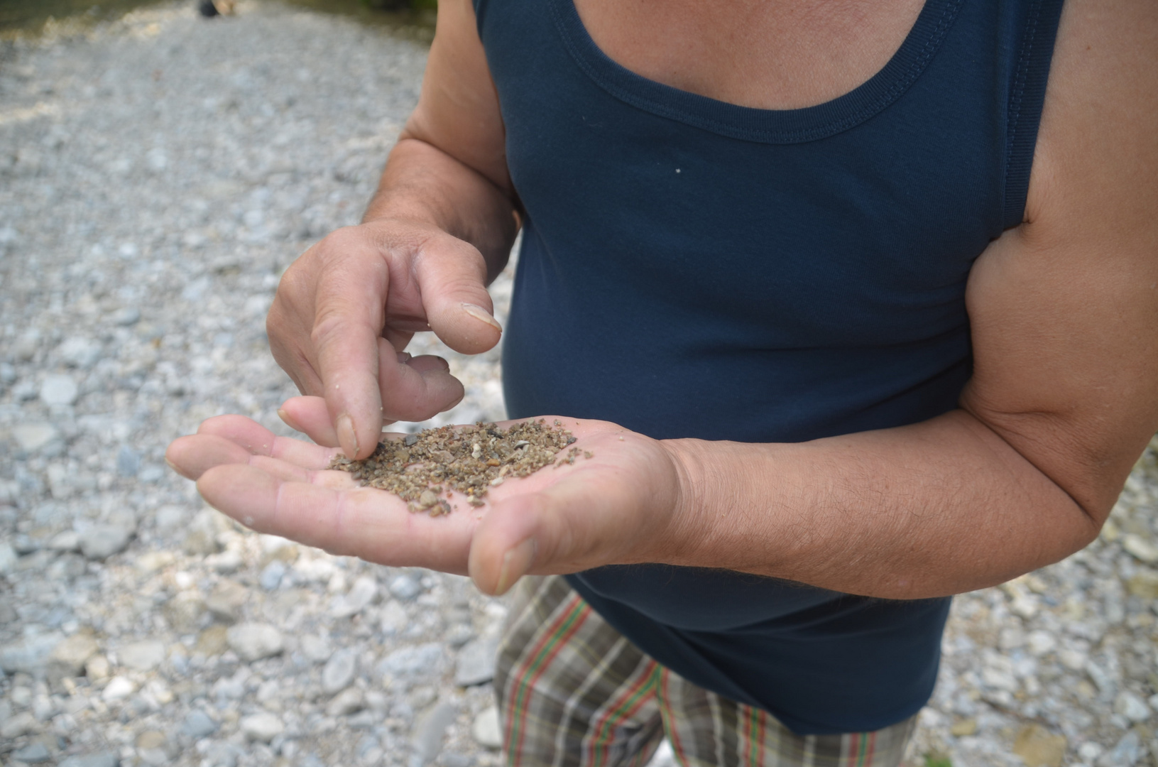 Goldsuche am Sparchenbach