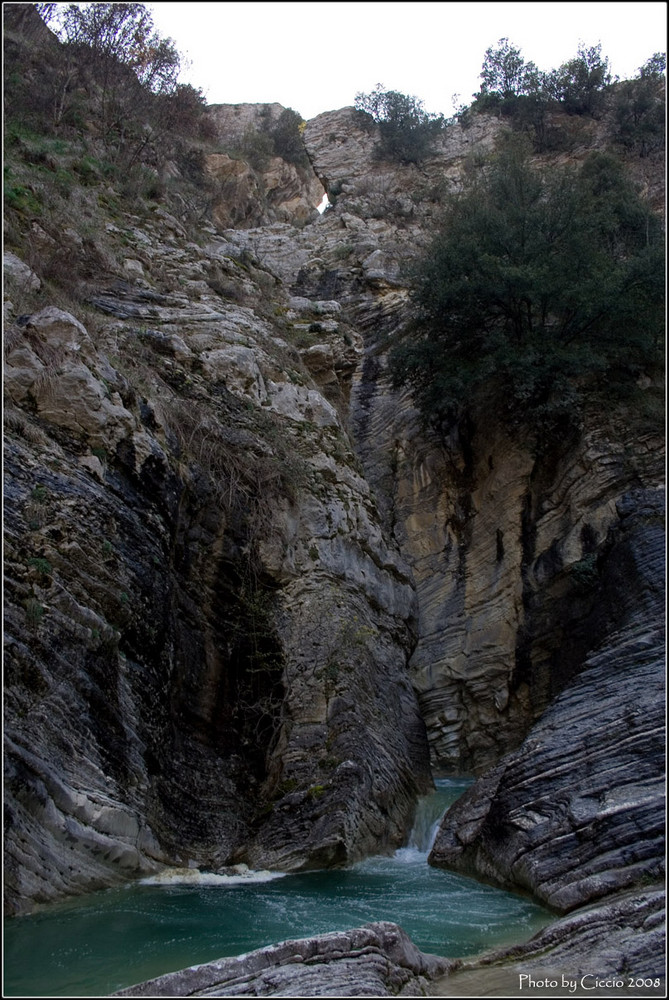 Gole del Salinello - cascata