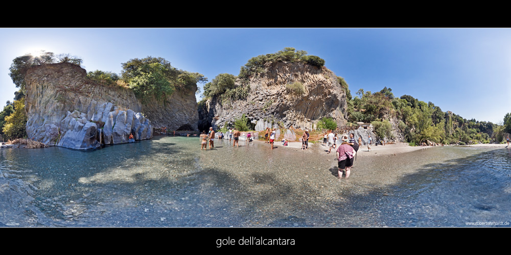 Gole dell’Alcantara - Sizilien, Panorama