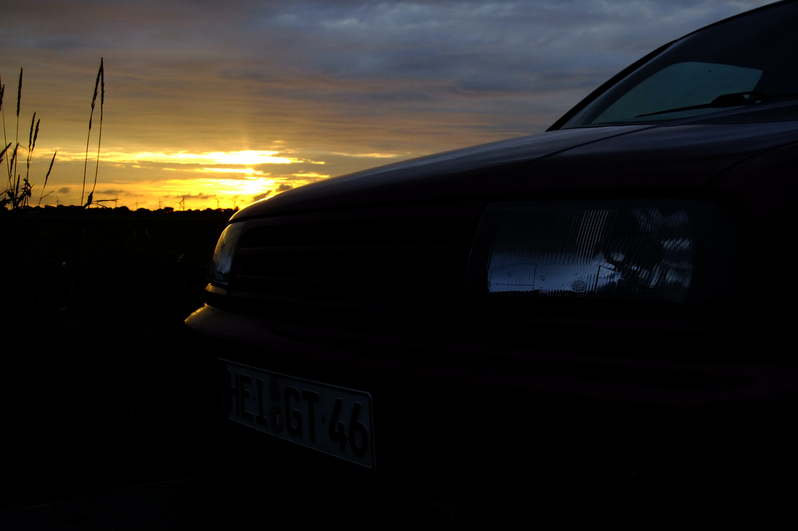 golf 3 , licht und schatten