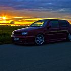 golf 3 sonnenuntergang HDR