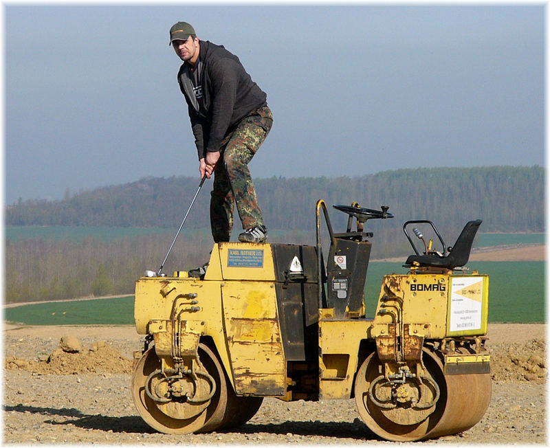 Golf auf dem Hügel der 70 Nationen