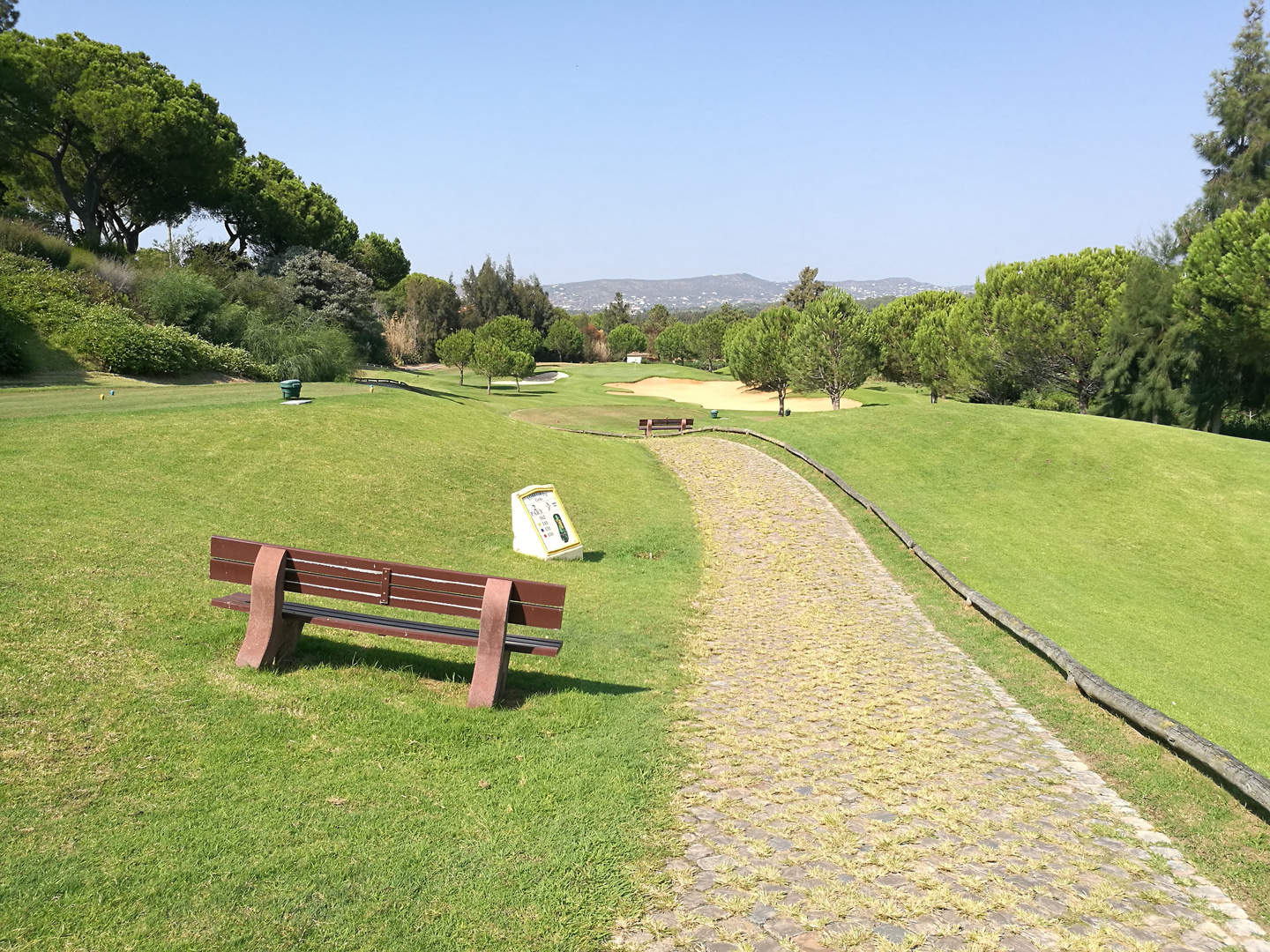 Golf bei Königswetter