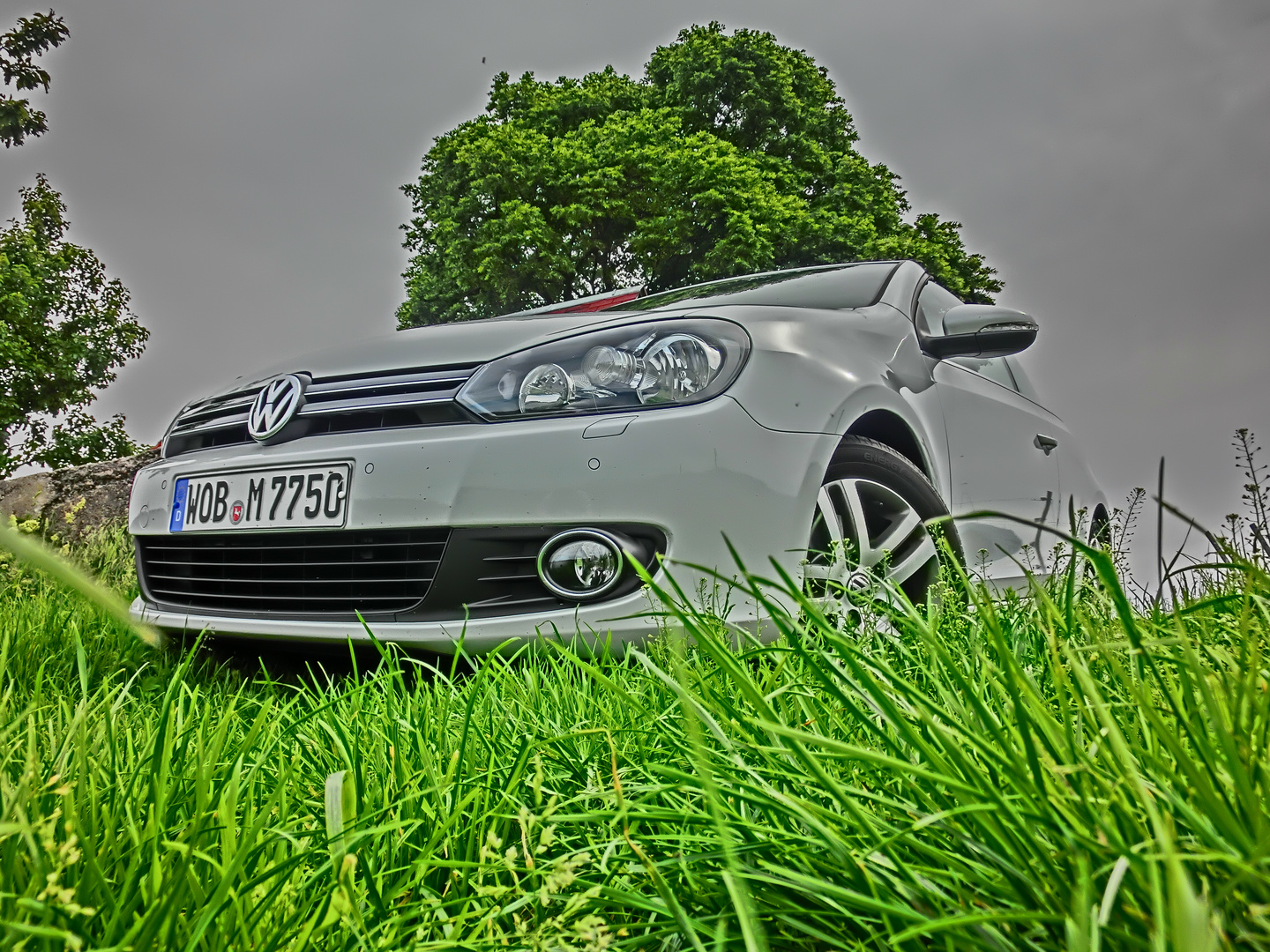 Golf Cabrio im Grünen