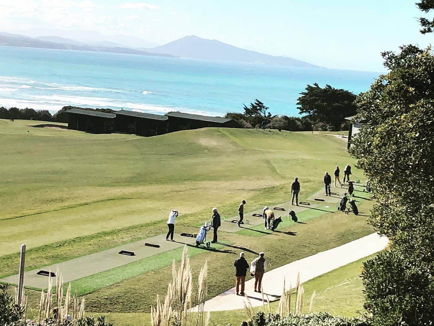 golf de biarritz (en mode échauffement ) ! 