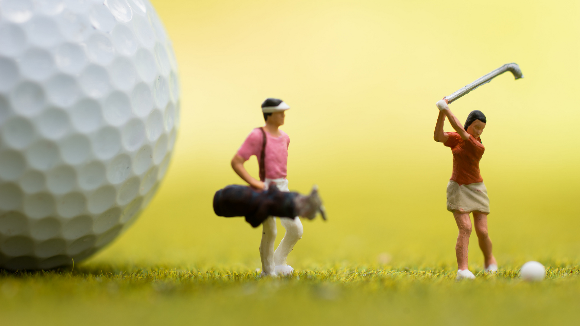 Golf spielen