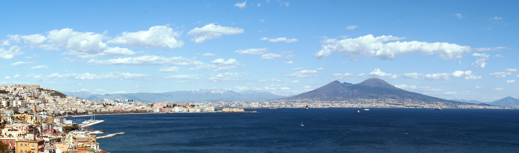 Golf von Neapel mit Vesuv