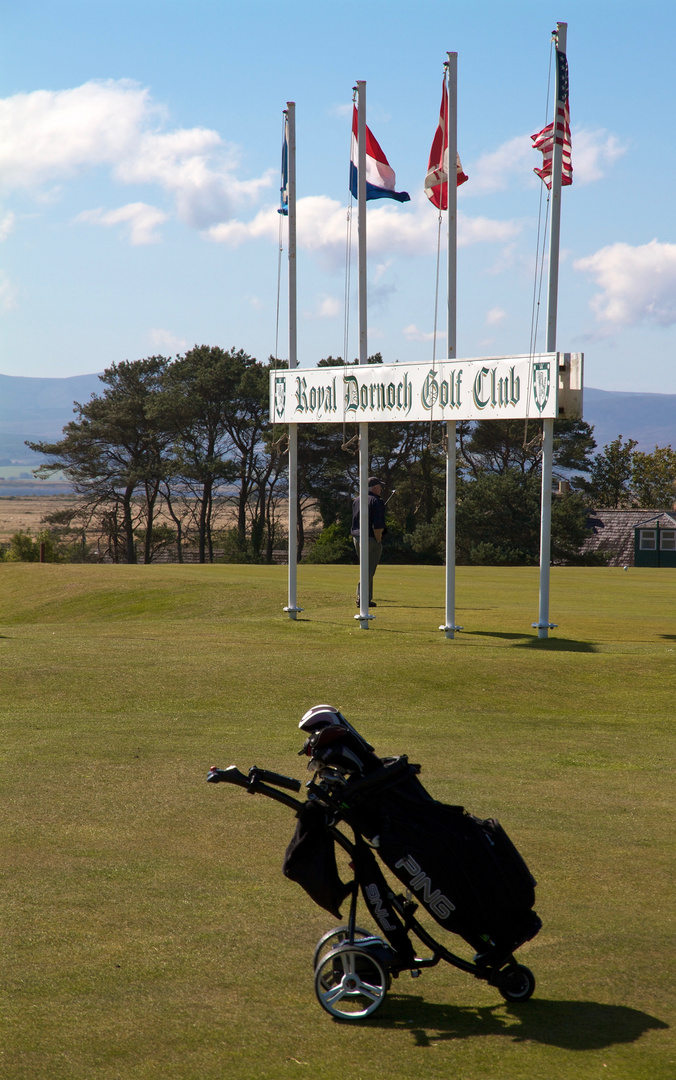 Golfclub, Dornoch, Schottland