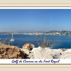 Golfe de Cannes vu de Fort Royal