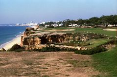 Golfer-Küste Vale do Lobo, Algarve