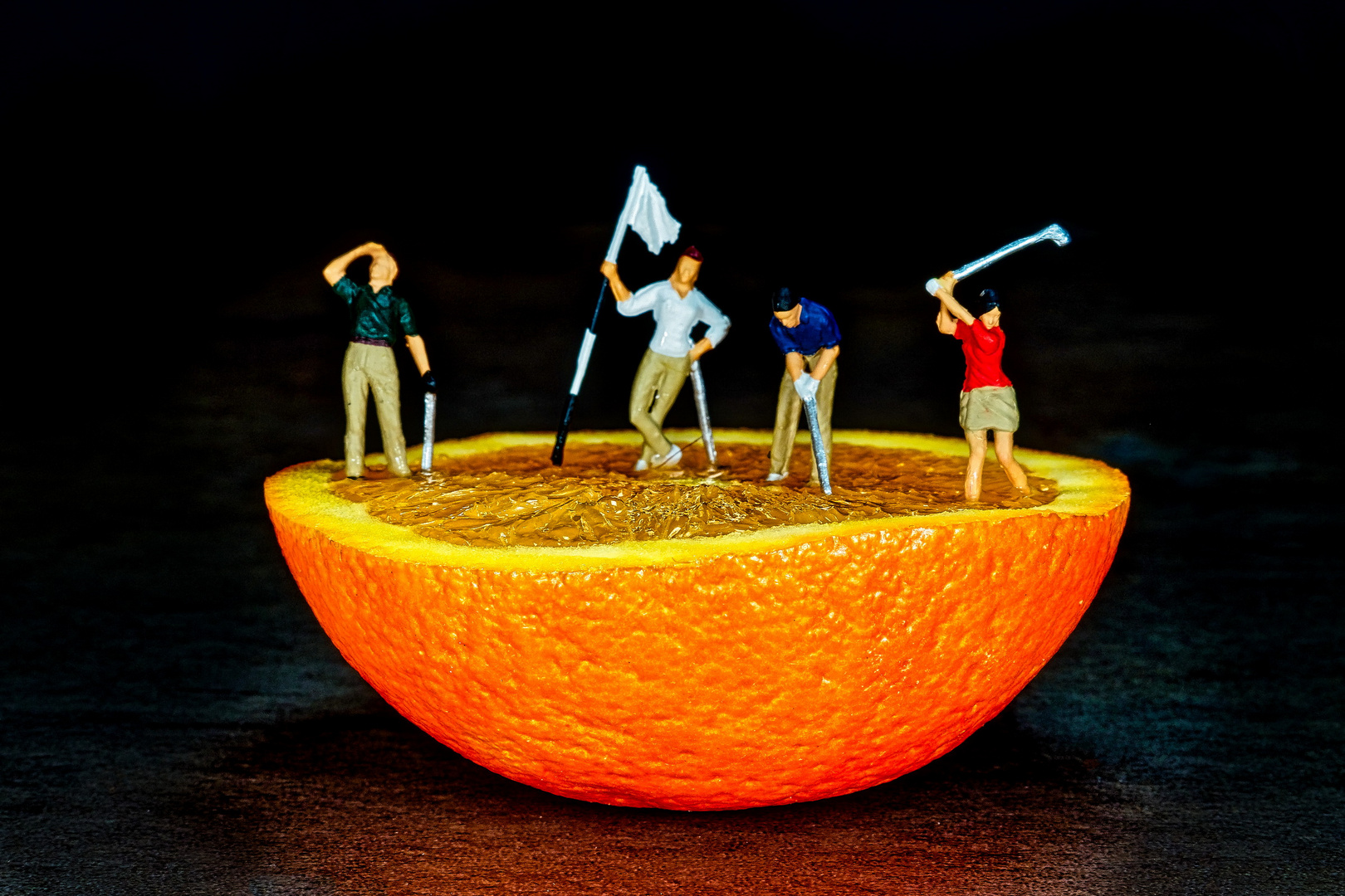 Golfer Orange