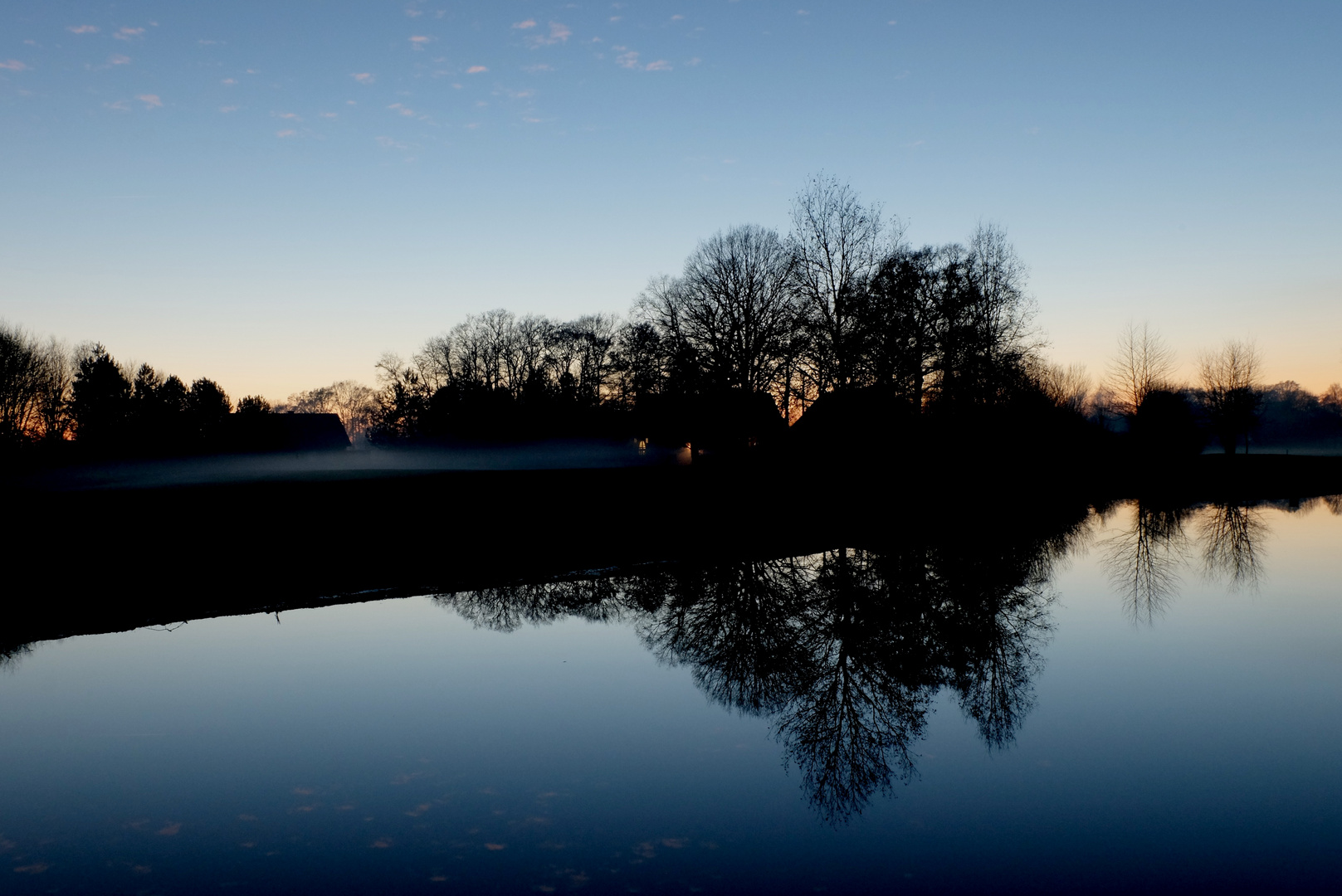 Golfplatz am Abend