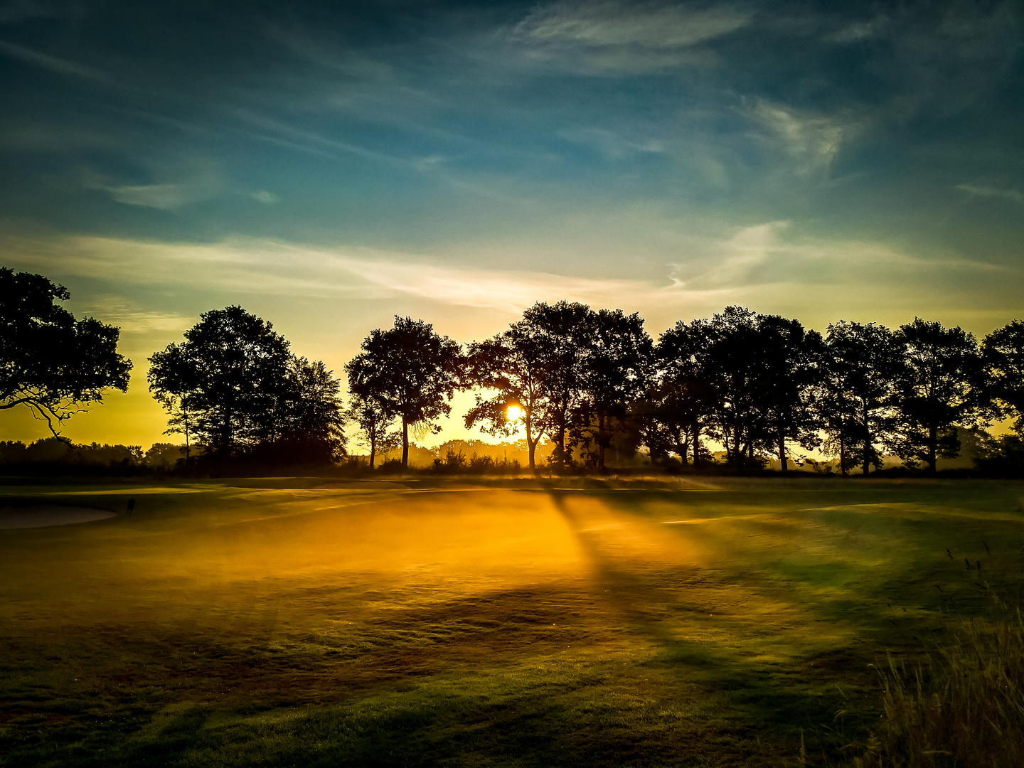 Golfplatz am Morgen 2