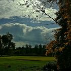 Golfplatz im Herbst