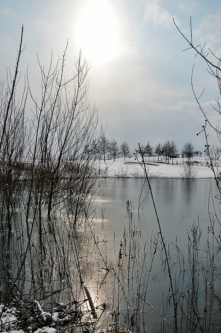 Golfplatz im Winter ...