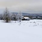 Golfplatz unter Schnee