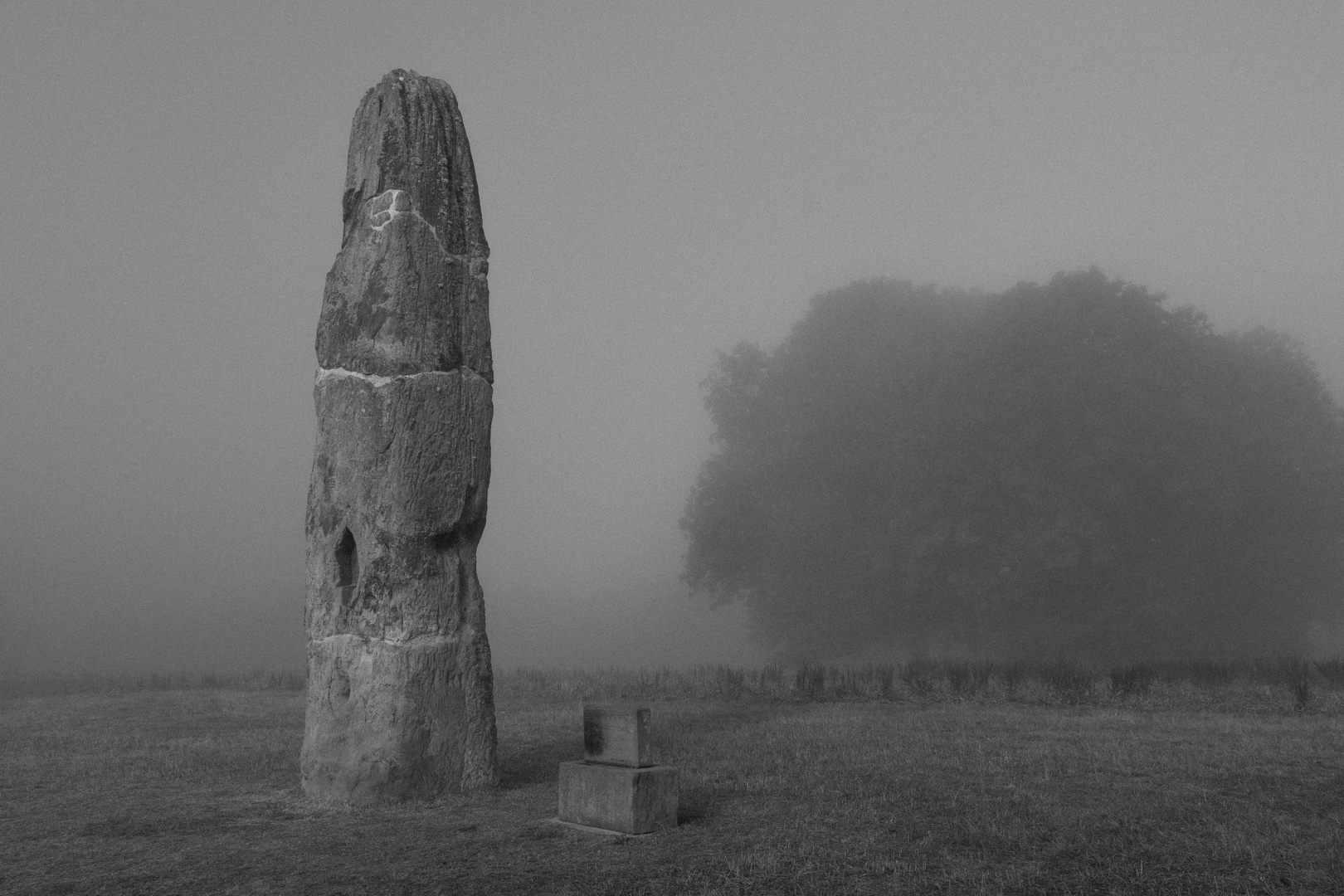 Gollenstein im Nebel