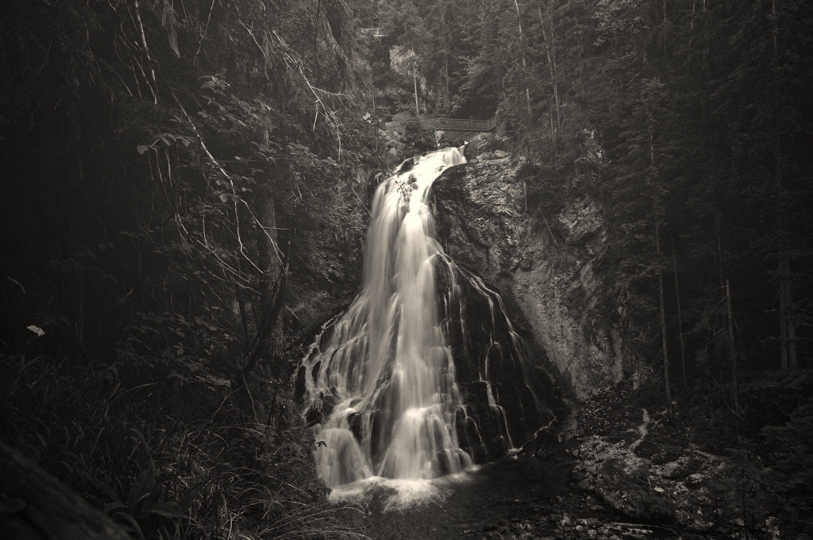 Gollinger Wasserfall, 1250 ISO, f8, 1/6 sek. mittels ND-Filter