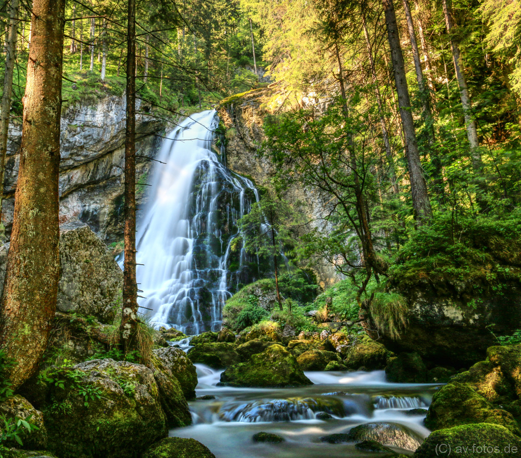  Gollinger Wasserfall im Tenngau in Österreich