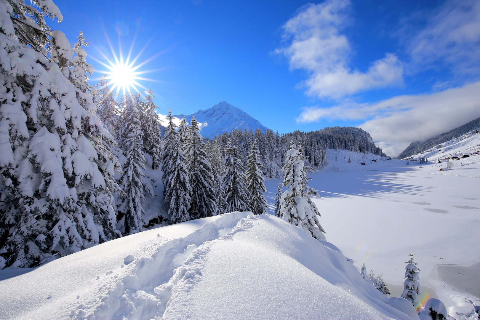 Golzern ,im Winter, Maderanertal