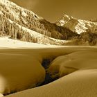 golzern ,im Winter, Maderanertal, Uri