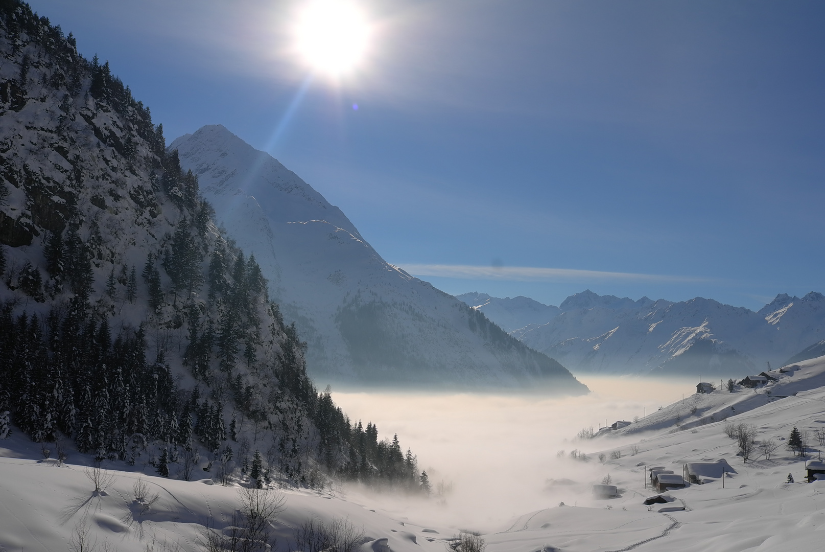 Golzern mit blick zum Bristenstock