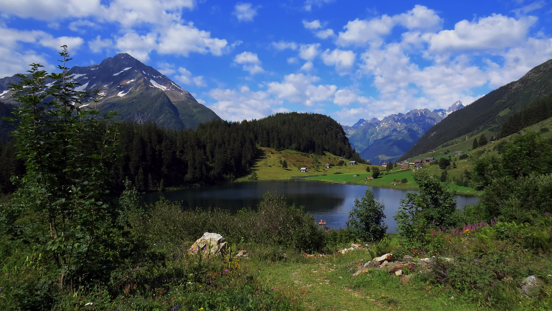 Golzernalp mit See und Bristenstock