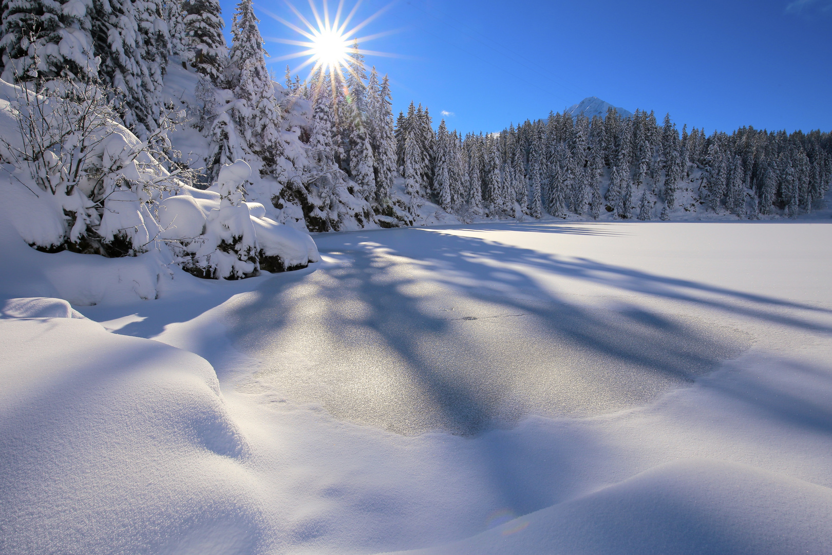 Golzernsee im Winter