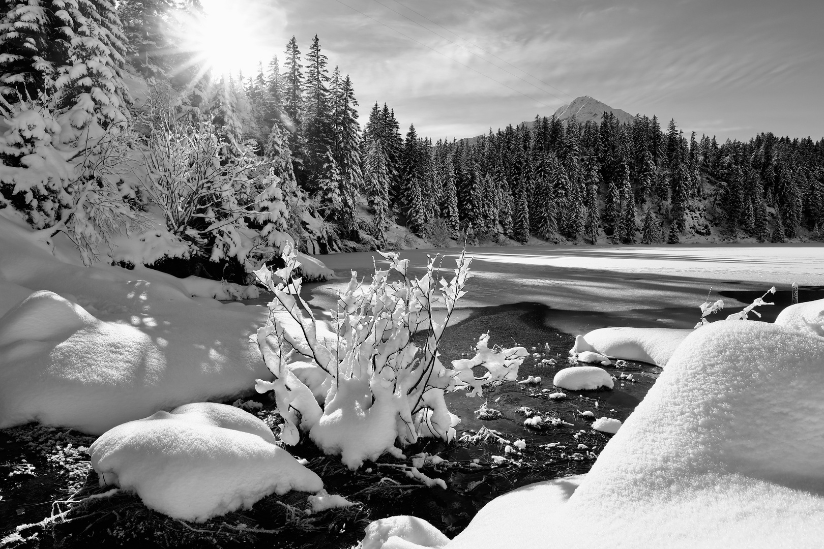 Golzernsee im Winter