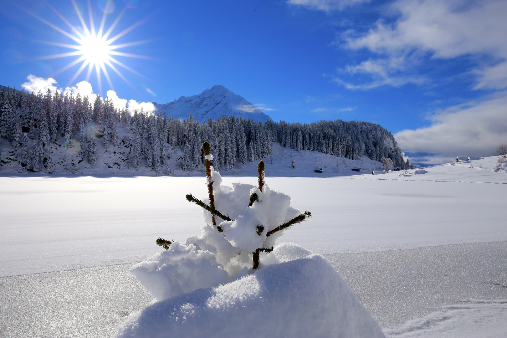 Golzernsee im Winter , Maderanertal