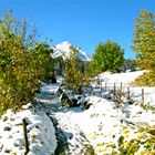 Golzernsee Weg , mit Bristenstock