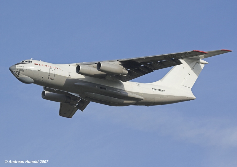 Gomel Air Illyushin IL-76TD on take-off