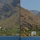 Gomera 2008 vom Boot Vorbeifahr Cha-Cha (3D-X-View) Valle Gran Rey