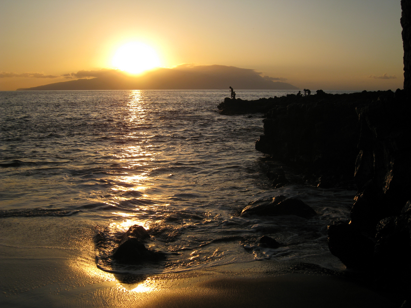 Gomera im Sonnenuntergang