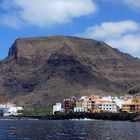 Gomera - Valle Gran Rey vom Atlantik aus gesehen