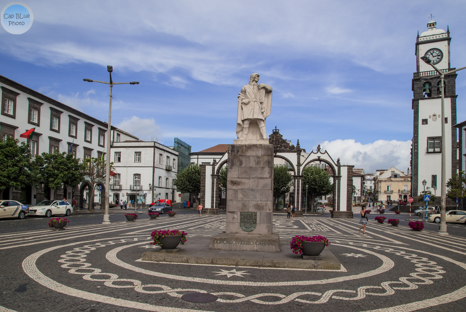 Gonçalo Velho Cabral Statue des Seefahrers und Kommandant des Christusordens