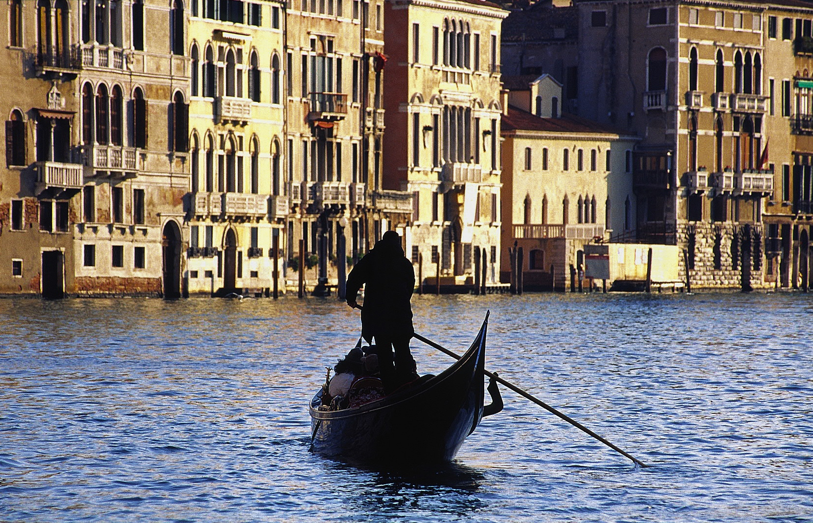 Gondel auf dem Canal Grande