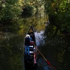 Gondel auf dem linken Regnitzarm, Bamberg 