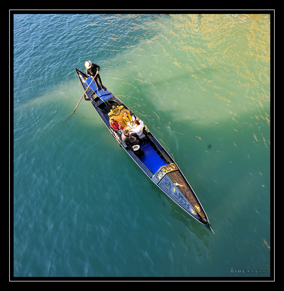 Gondel im Canale Grande