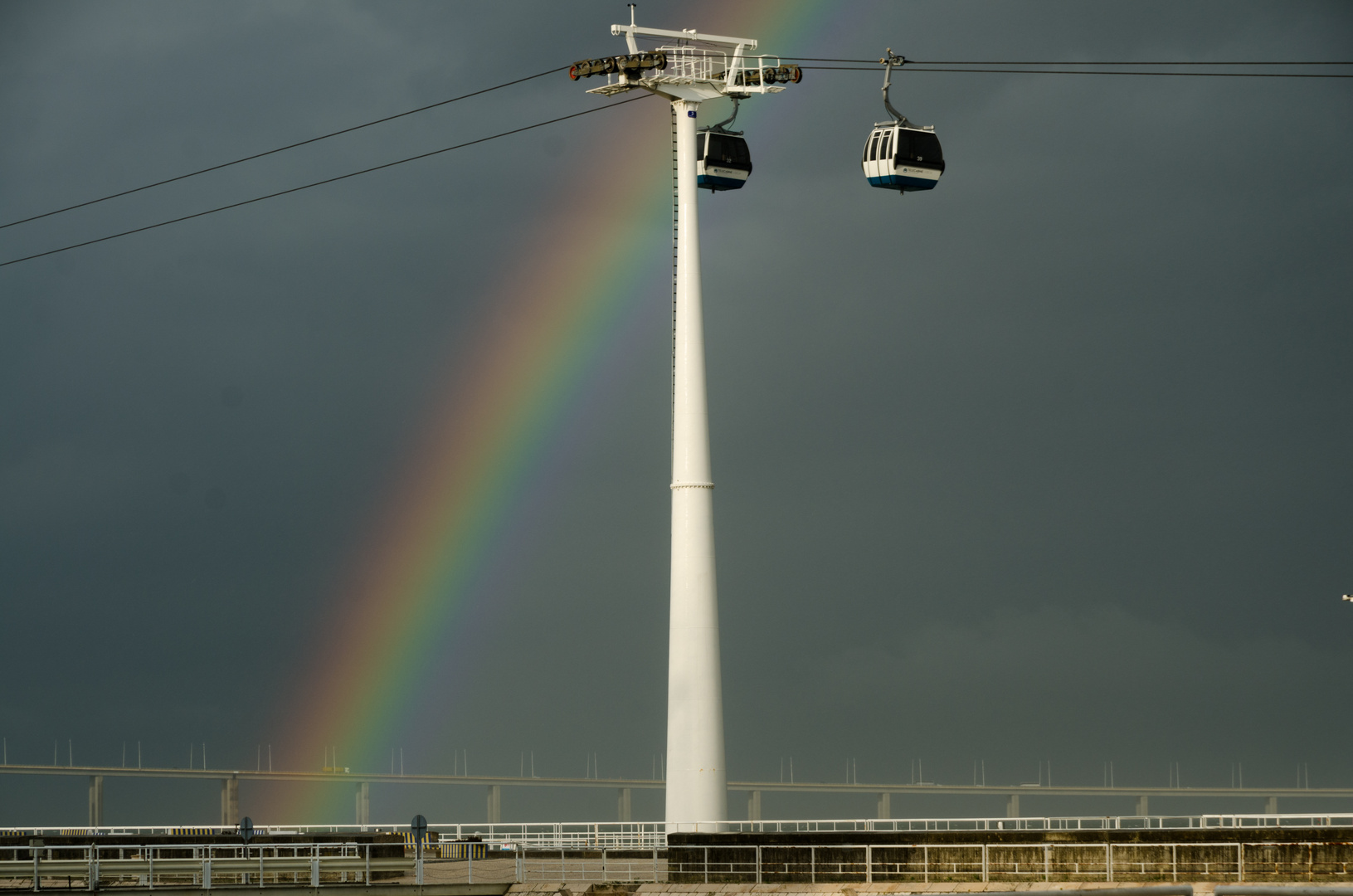 Gondel-Seilbahn in Lissabon