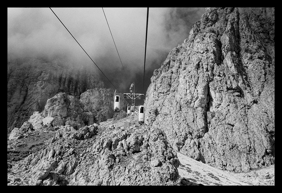 Gondel zum Langkofel, Südtirol