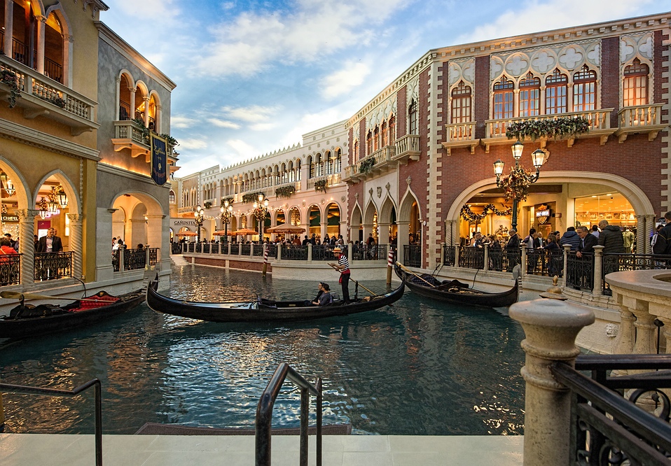 Gondelfahrt im Hotel Venetian, Las Vegas