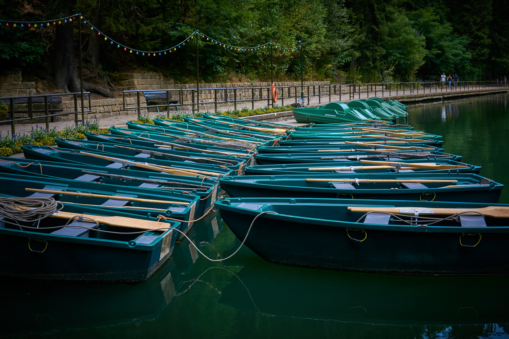 Gondeln auf dem Amselsee